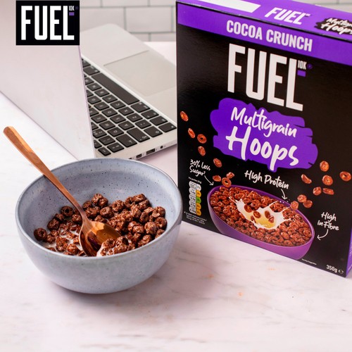 Fuel10k Multigrain Hoops Chocolate Cereal 350g  thumbnail 5