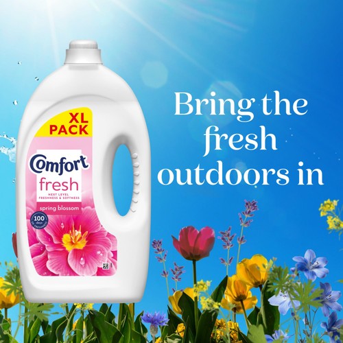 Comfort Fresh Fabric Conditioner Spring Blossom 80 Washes thumbnail 2