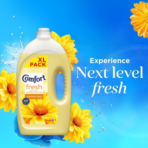 Comfort Fresh Fabric Conditioner Sunshiny Days 80 Washes thumbnail 3