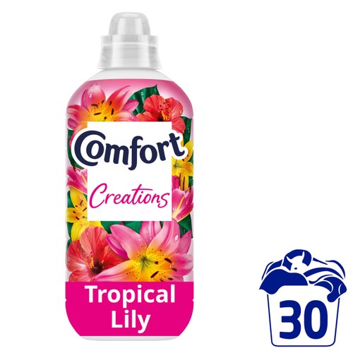 Comfort Perfume Creations Fabric Conditioner Tropical Lily 30 Washes