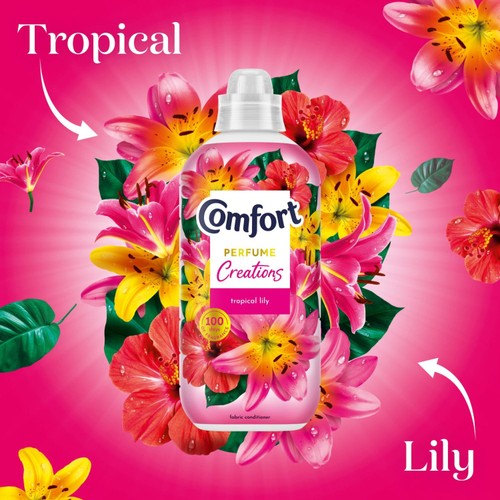 Comfort Perfume Creations Fabric Conditioner Tropical Lily 30 Washes thumbnail 2