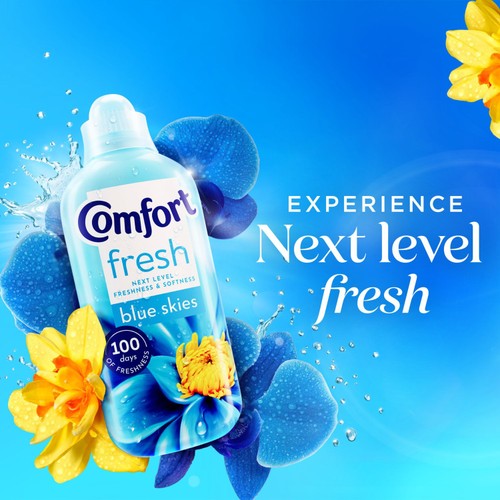 Comfort Fresh Fabric Conditioner Blue Skies 31 Washes thumbnail 2
