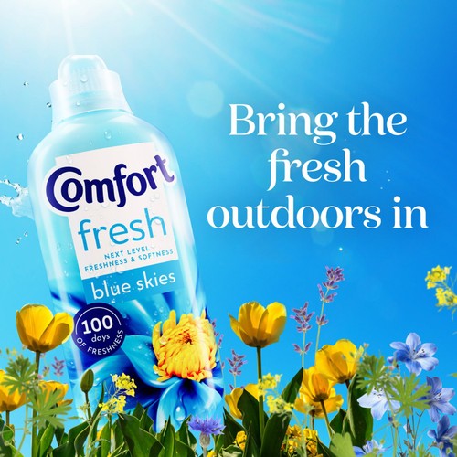 Comfort Fresh Fabric Conditioner Blue Skies 31 Washes thumbnail 3
