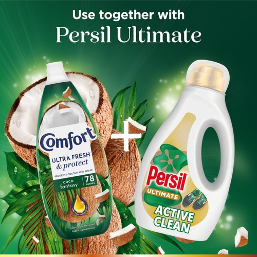 Comfort Ultra Fresh & Protect Fabric Conditioner Coco Fantasy 78 Washes thumbnail 4