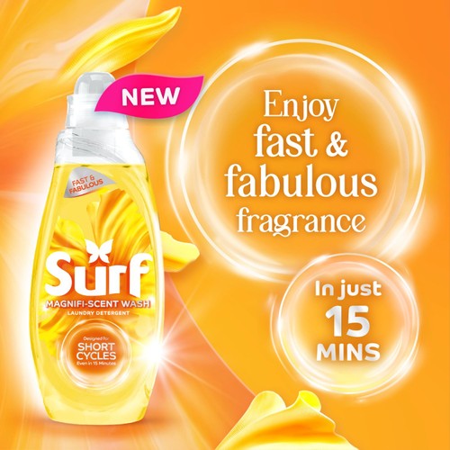 Surf Magnifi-Scent Wash Laundry Liquid Sunshine Blossom 31 Washes thumbnail 4