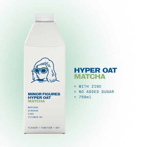Minor Figures Oat Milk Hyper Oat Matcha 750ml thumbnail 2