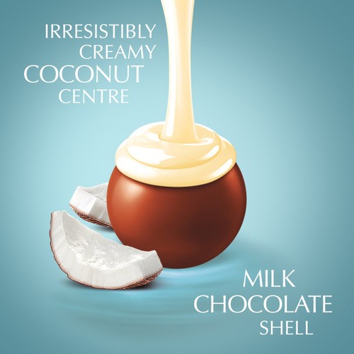 Lindt Lindor Coconut Chocolate Truffles Box 200g thumbnail 4