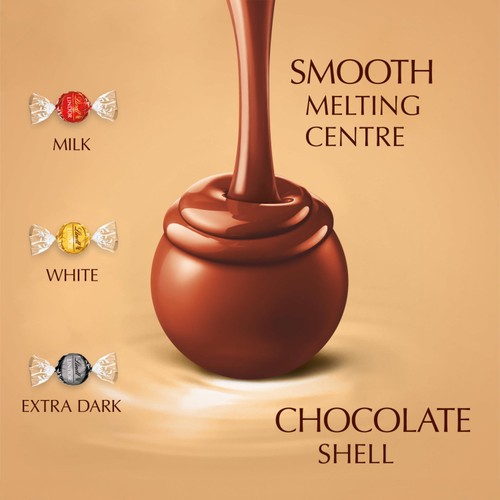 Lindt Lindor Assorted Chocolate Truffles Box 137g thumbnail 3