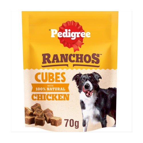 Pedigree Ranchos Reward Cube Treats In Chicken 70g