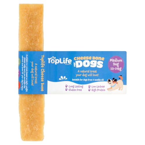 TopLife Formula Cheese Bone For Dogs Medium Dog 10-14kg 70g