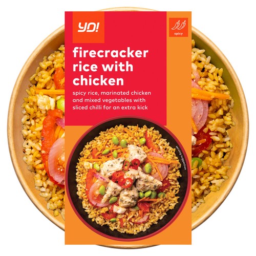 Yo! Firecracker Rice With Chicken 400g