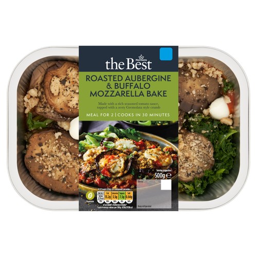 Morrisons The Best Roasted Aubergine & Buffalo Mozzarella Bake 500g