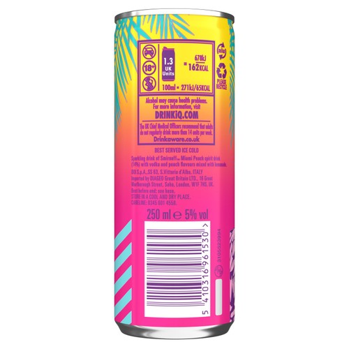 Smirnoff Miami Peach & Lemonade thumbnail 3