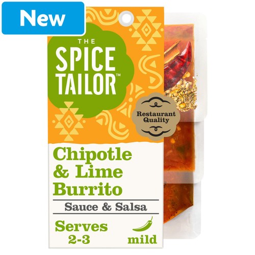 The Spice Tailor Mexican Chipotle Burrito Sauce & Salsa Meal Kit