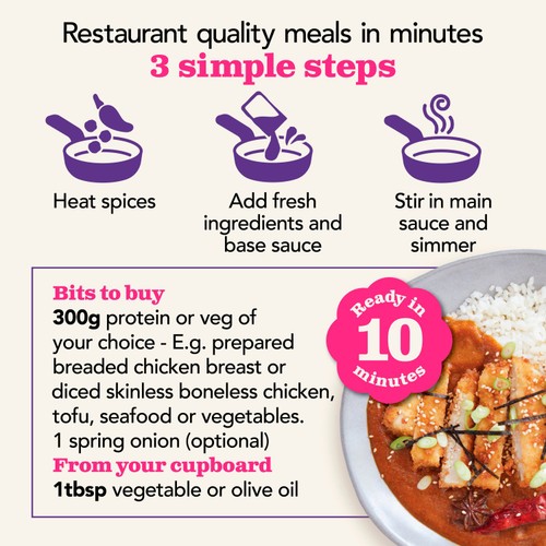 The Spice Tailor Japanese Katsu Curry Sauce Meal Kit 245g thumbnail 4