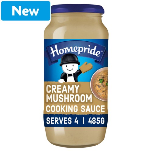 Homepride Creamy Mushroom Cooking Sauce 485g