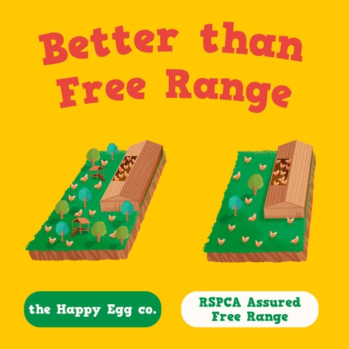 Happy Egg Company 10 Large Free Range Eggs thumbnail 2