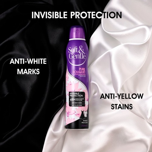 Soft & Gentle Pure Bouquet Invisible 48h Deodorant Spray 250ml thumbnail 2