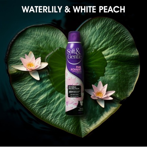 Soft & Gentle Pure Bouquet Invisible 48h Deodorant Spray 250ml thumbnail 4