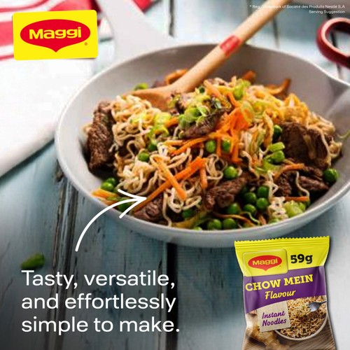 Maggi Instant Noodles Chow Mein Flavour 4 x 59.2g thumbnail 3