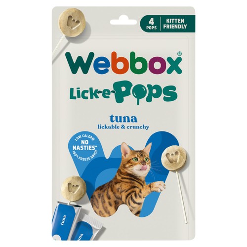 Webbox Lick-e-Pops Tuna 4 x 1.4g
