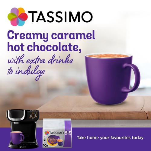 Tassimo Cadbury Caramel Hot Chocolate 10 Cups thumbnail 2