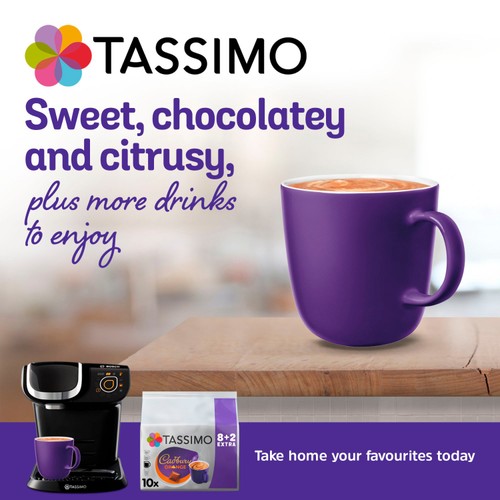 Tassimo Cadbury Orange Hot Chocolate 10 Cups thumbnail 3