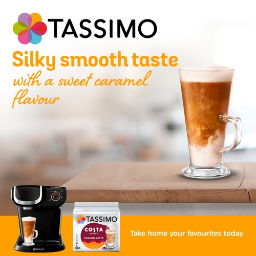 Tassimo Costa Caramel Latte 6 Cups thumbnail 2