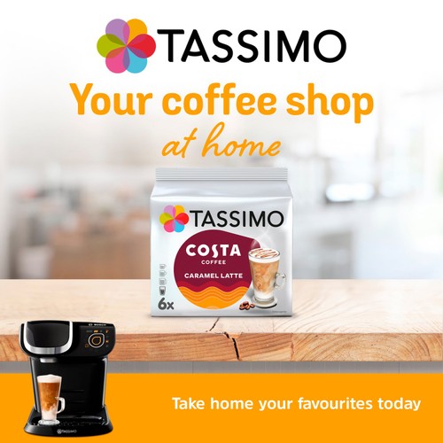 Tassimo Costa Caramel Latte 6 Cups thumbnail 3