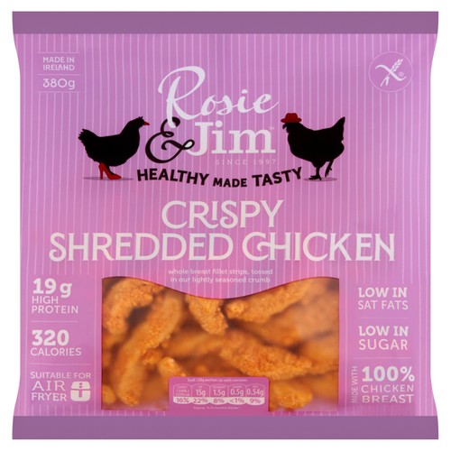 Rosie & Jim Gluten Free Crispy Shredded Chicken 380g