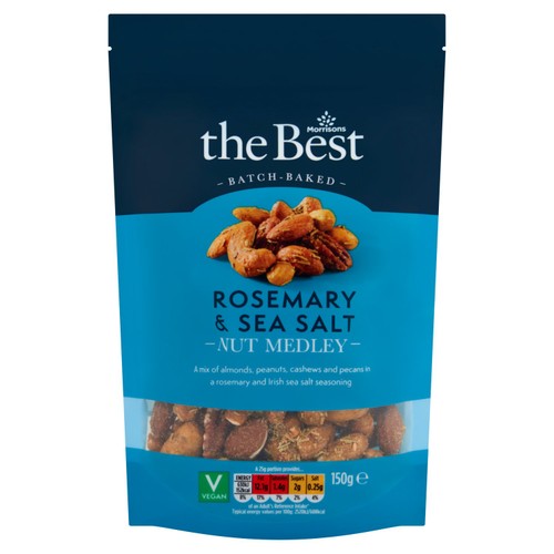 Morrisons The Best Rosemary & Sea Salt Nut Medley 