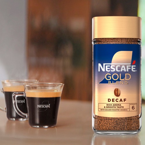 Nescafe Gold Blend Decaf Coffee 190g thumbnail 5