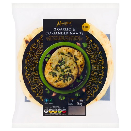 Mumtaz 2 Garlic & Coriander Naans 