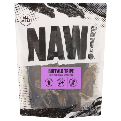 Naw Buffalo Tripe Dog Treats   150g