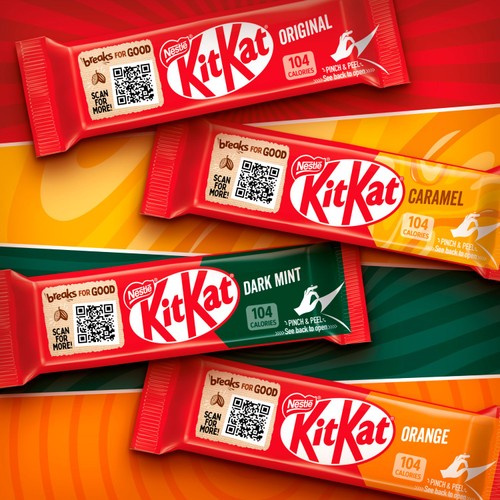 Kit Kat 2 Finger Orange 12 Pack thumbnail 3