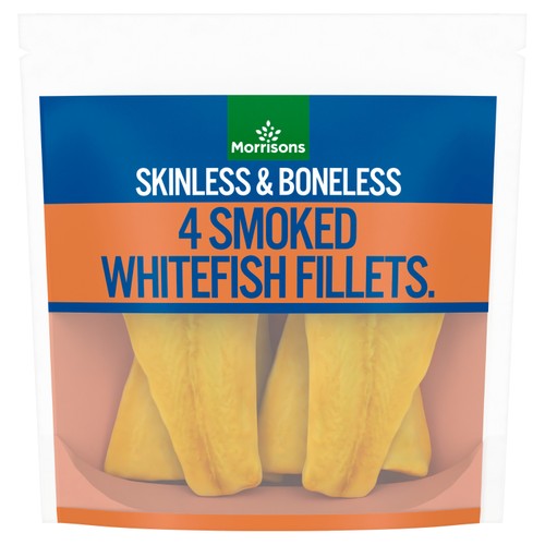 Morrisons 4 Skinless & Boneless Smoked Whitefish Fillets 400g