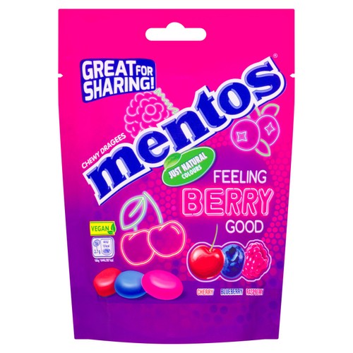 Mentos Berry Pouch 140g thumbnail 2
