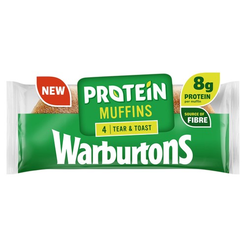 Warburtons Protein Muffins 4 Pack