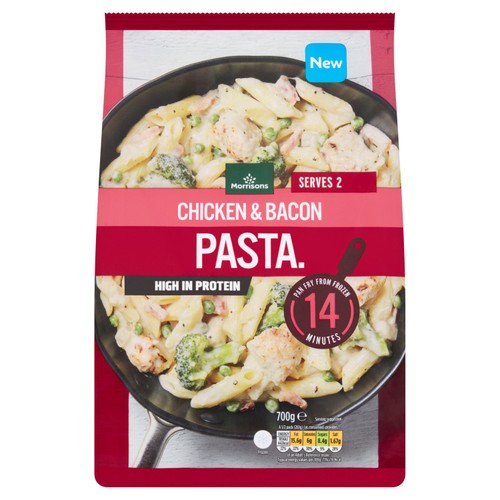 Morrisons Creamy Chicken & Bacon Pasta 700g thumbnail 2