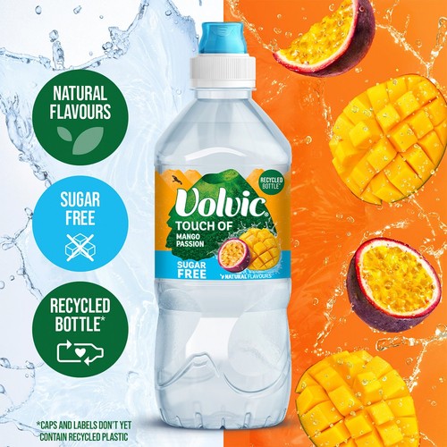 Volvic Touch Of Mango Passion Still Sugar Free Flavoured Water 750ml thumbnail 2