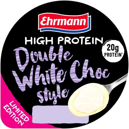 Ehrmann High Protein Pudding & Topping Double White Choc Style 200g thumbnail 3