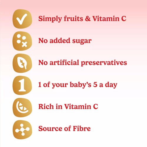 Cow & Gate Fruit Pouch Apple & Banana Baby Food 6+ Months thumbnail 4