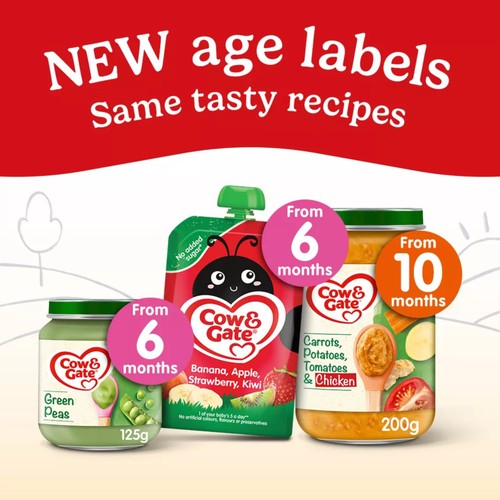 Cow & Gate Fruit Pouch Forest Fruit Baby Food 6+ Months thumbnail 2