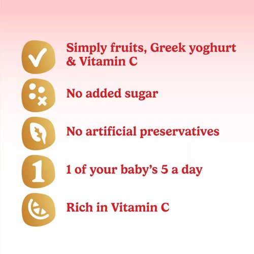 Cow & Gate Fruit Pouch Forest Fruit Baby Food 6+ Months thumbnail 4
