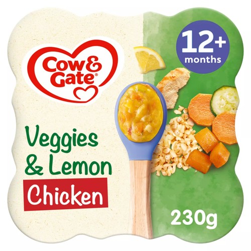 Cow & Gate Lemon Chicken & Vegetables Baby Food Meal 12+ Months 230g