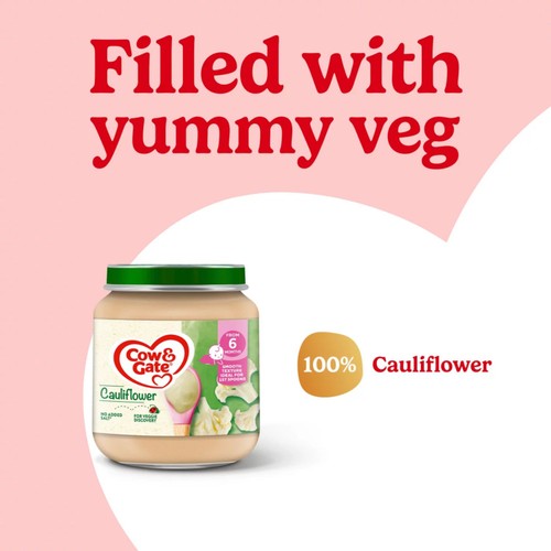 Cow & Gate Cauliflower Baby Food Snack Jar 6+ Months thumbnail 3