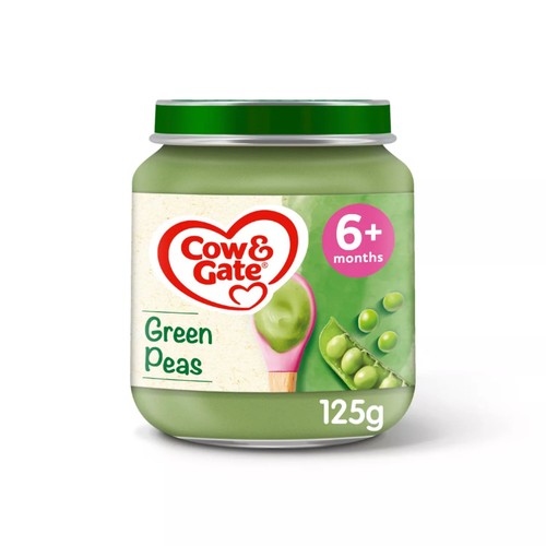 Cow & Gate Peas Baby Food Snack Jar 6+ Months