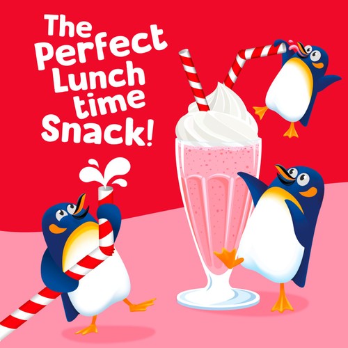 McVitie's Penguin Strawberry Milkshake Cake Bar thumbnail 2