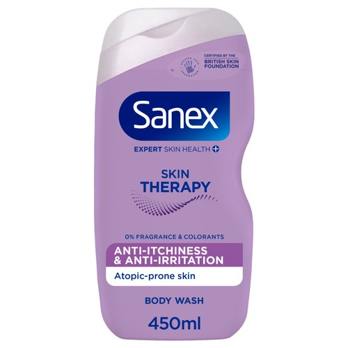 Sanex Skin Therapy Anti-Itchiness & Anti-Irritation Shower Gel 450ml