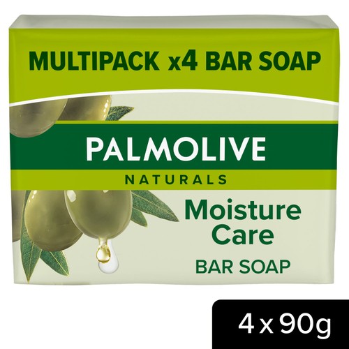 Palmolive Naturals Moisture Care With Olive Soap Bar 4 Pack